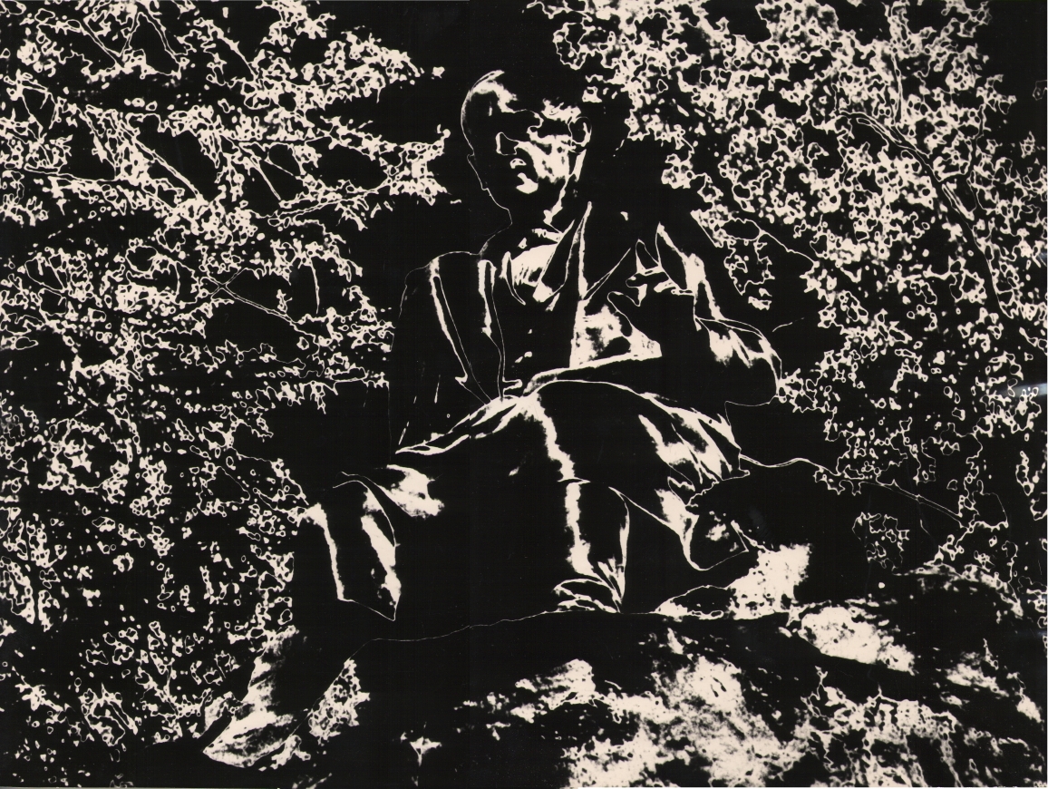 Foto. Fragment Dr. Fr. R. Kreutzwaldi mälestussambast. Võru, 1968.