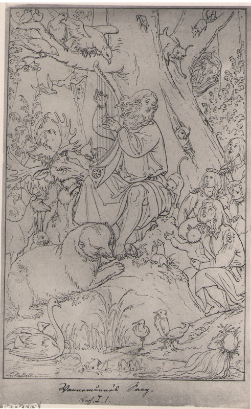 Foto. L. Maydelli illustratsioon VANEMUINE LAULMAS.