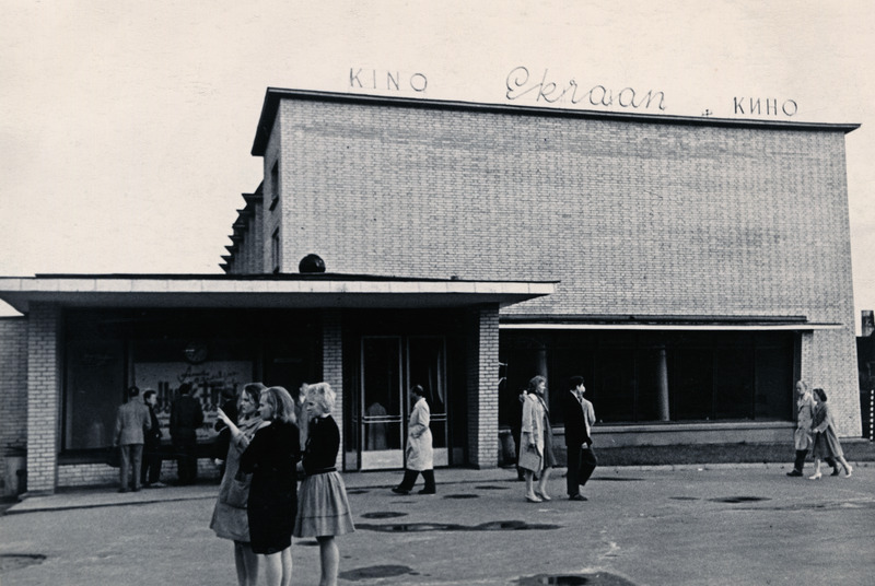 Kino Ekraan Tartus, interjöör: saal. Arhitekt Raul Levroit-Kivi