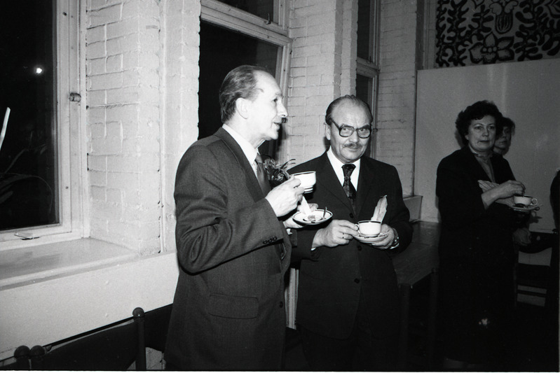 Peeter Tarvas 70 - juubeli pidulik tähistamine ERKI aulas 1985. a