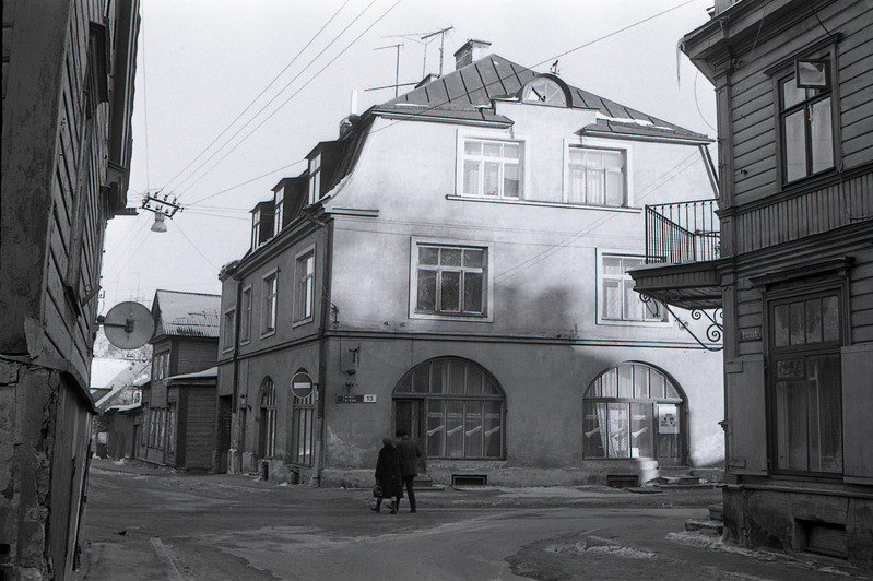 Sakala tn 17 elamu ja keemiline puhastus. Rekonstuktsioon: Herbert Johanson. Lammutatud
