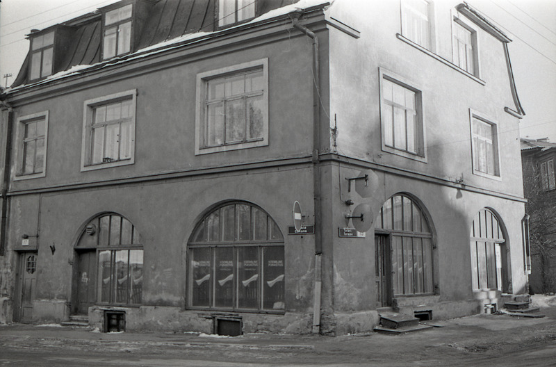 Sakala tn 17 elamu ja keemiline puhastus. Rekonstuktsioon: Herbert Johanson. Lammutatud