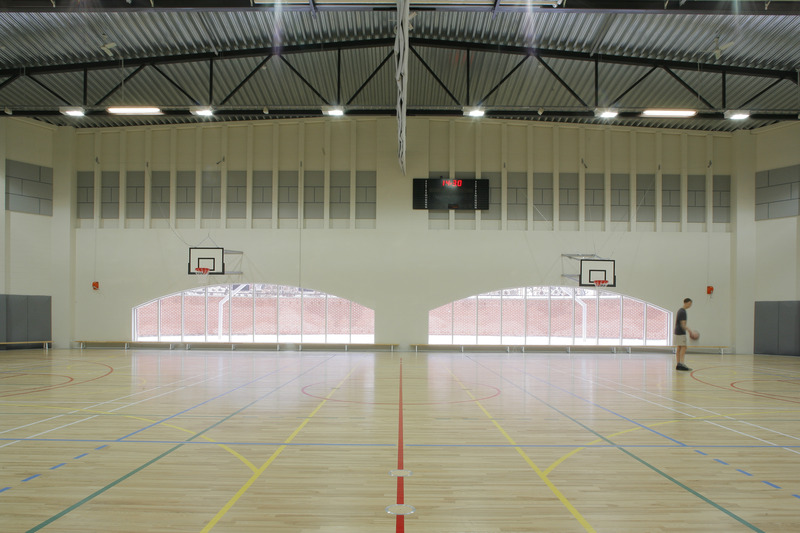 Heimtali (Raudna) põhikooli spordihoone. Arhitekt Peep Jänes