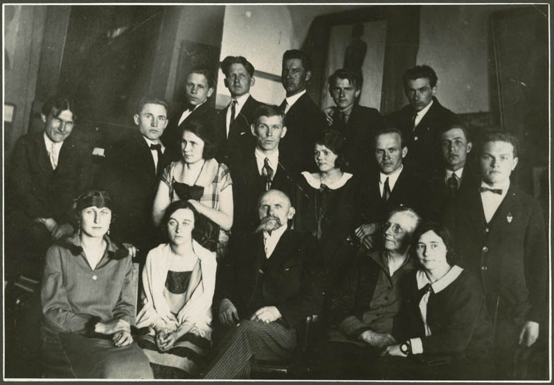 Ants Laikmaa õpilastega