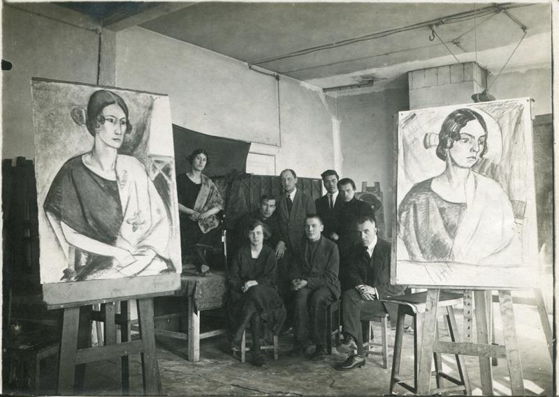 Konrad Mägi ateljee Pallase kunstikoolis 1923