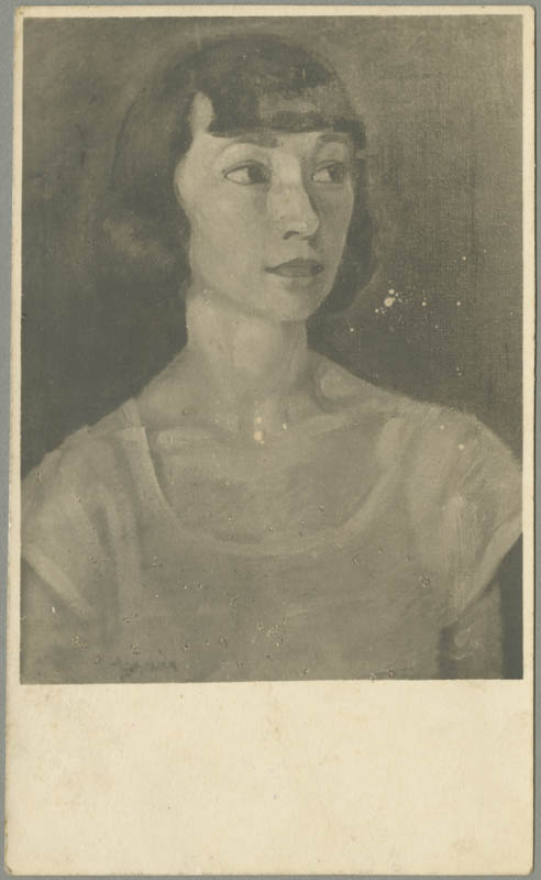 Fotorepro Amanda Jasmini teosest "Anna Triik-Põllusaare portree"