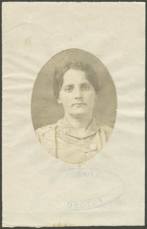 Ants Laikmaa teose "Lääne neiu" modell Maria (Ruut) Kaals