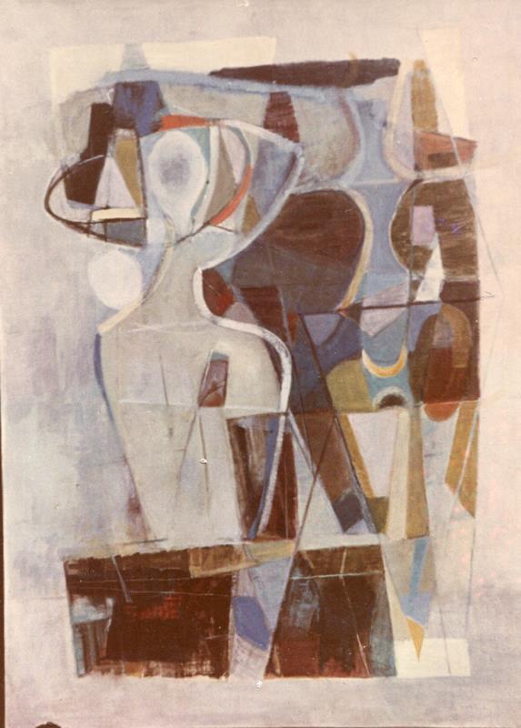 Linda Sõberi abstraktne maal