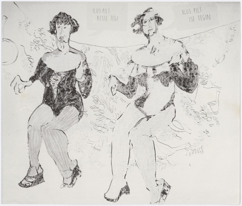 Teos näituselt "Est.fem"