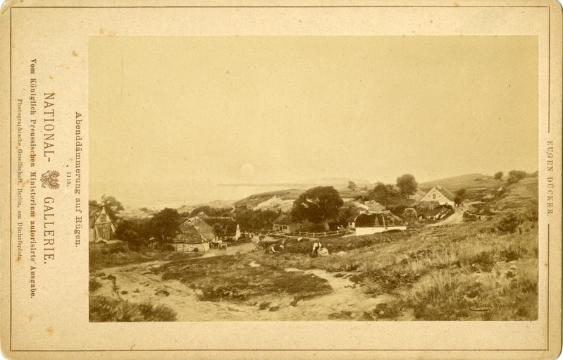 Eugen Dückeri maal "Õhtu Rügenil" ("Rügeni rand videvikus")