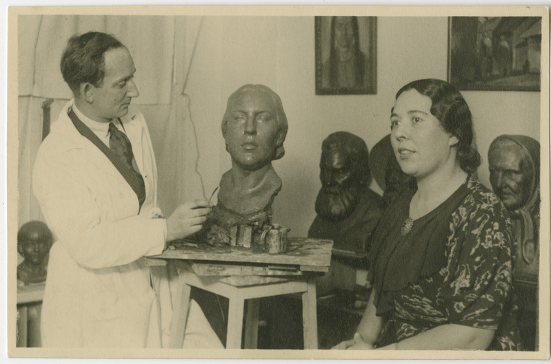 Herman Halliste portreteerimas