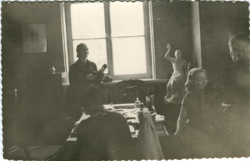 Amandus Adamsoni juubelinäituse ettevalmistamine