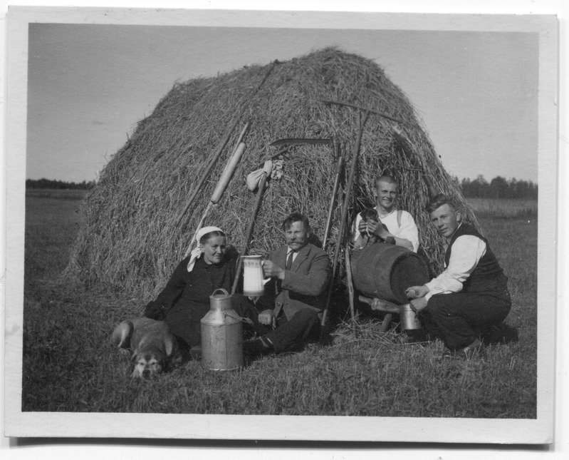 Puhkehetk heinakuhjaga