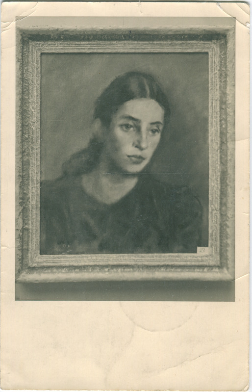 Ottomar Männi teos "Tütarlapse portree"