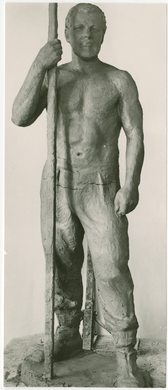 Teose "Maamõõtja" esialgne savimudel