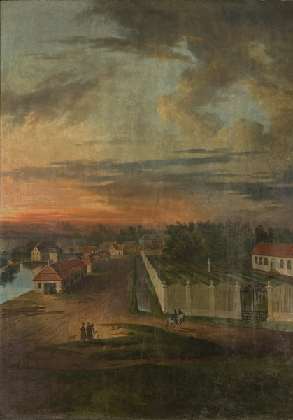 Maastik (Põltsamaa vaade Aurora pargiga)