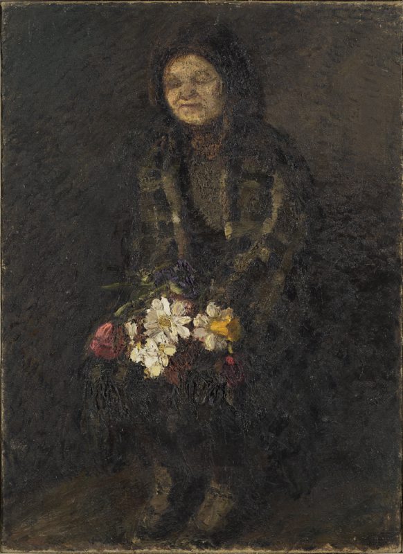 Vanaema lilledega