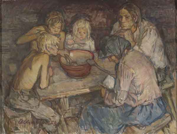 Teomehe pere lõunalauas