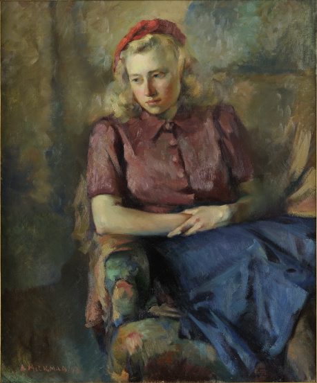 Tüdruk punase baretiga (Senta Teppo portree)