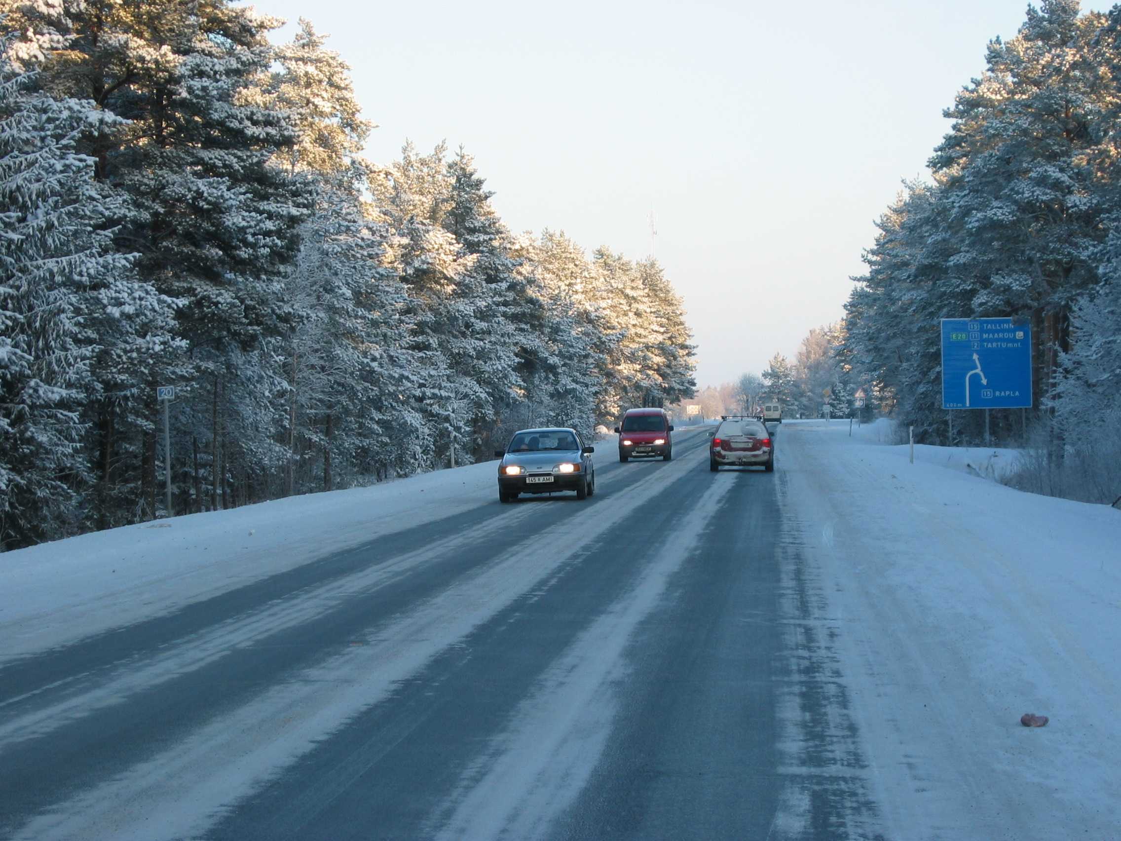 foto Talvine tee Harjumaal 2003