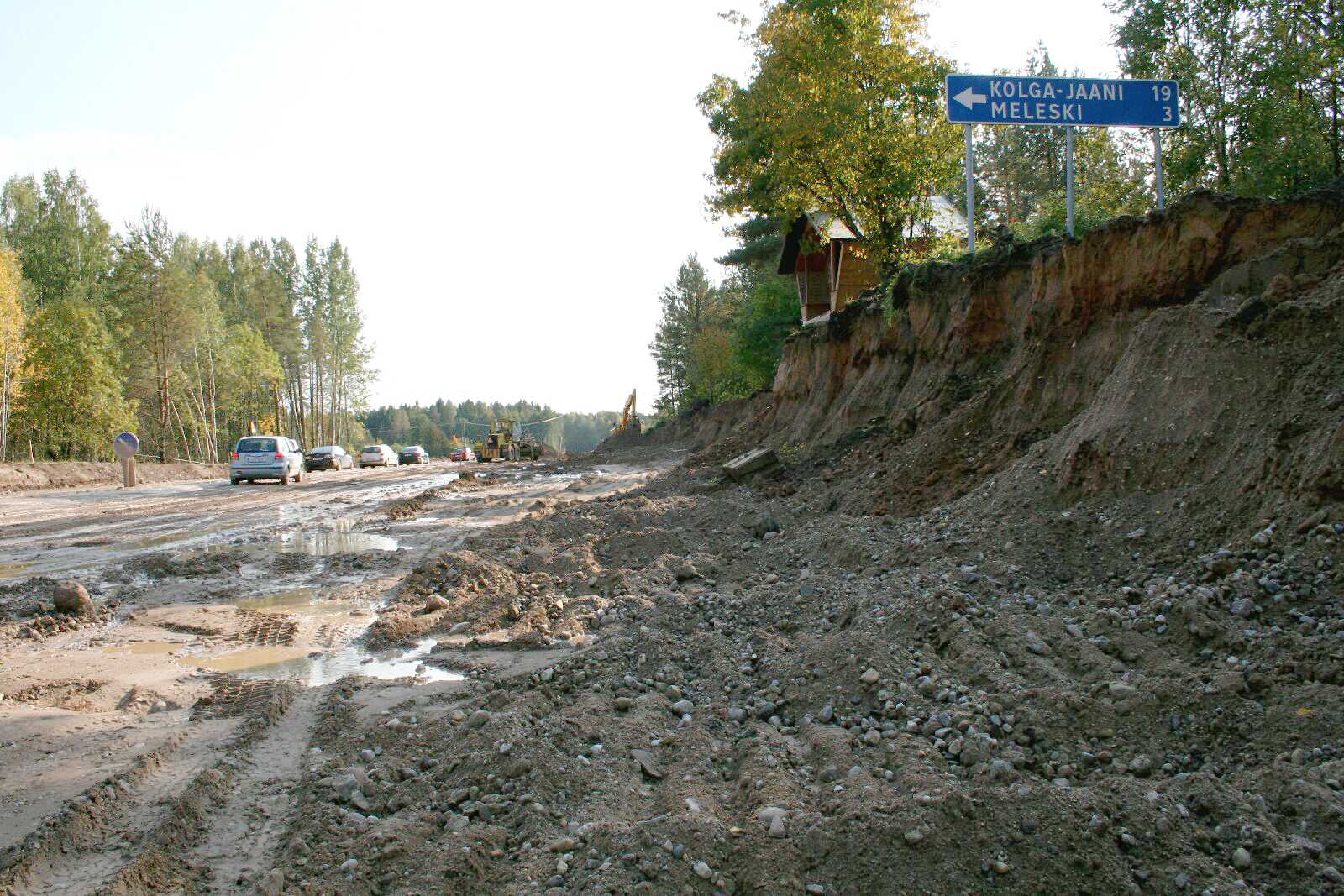 Jõesuu-Tänassilma lõigu ehitus Tartu-Viljandi mnt-l