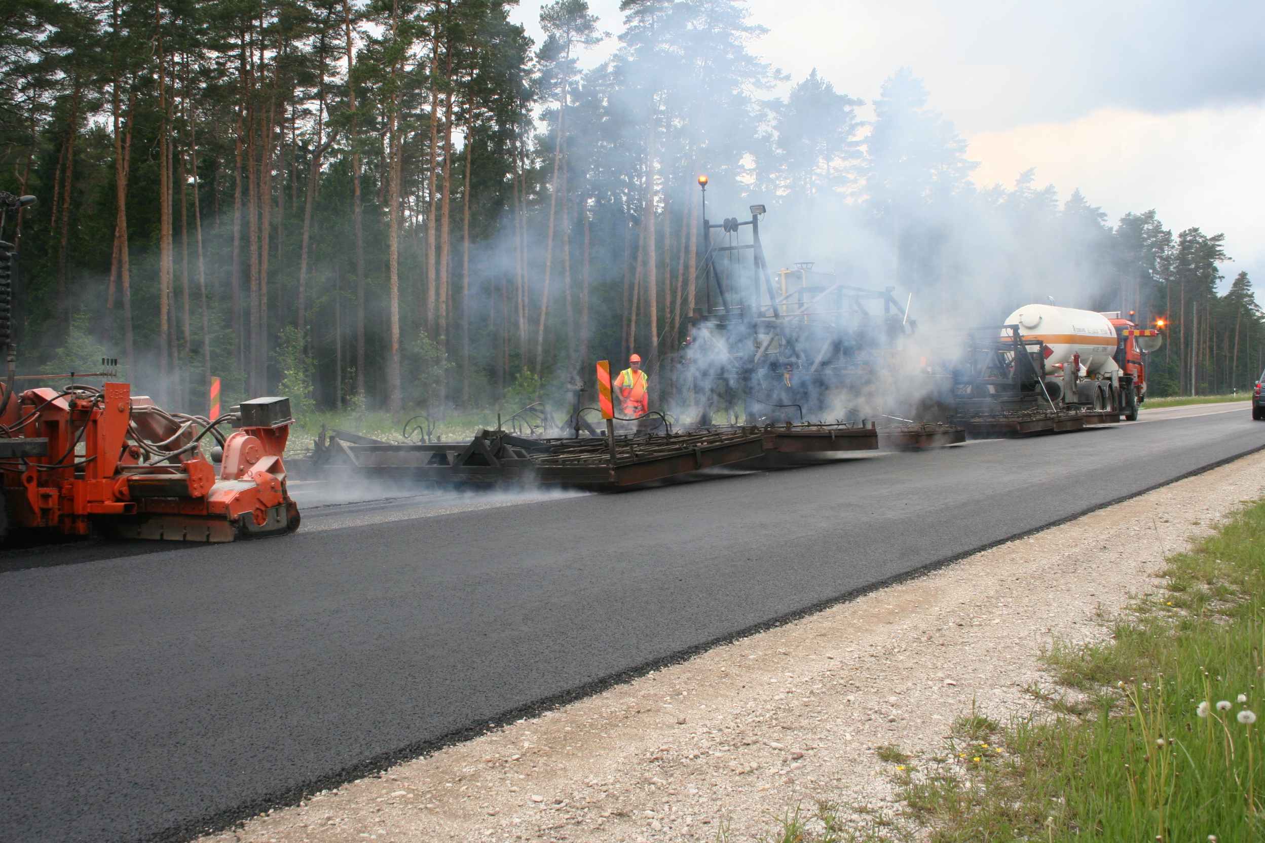 Novafleks-tehnoloogia Pärnu maanteel TALTERi teostamisel 11. juuni 2009