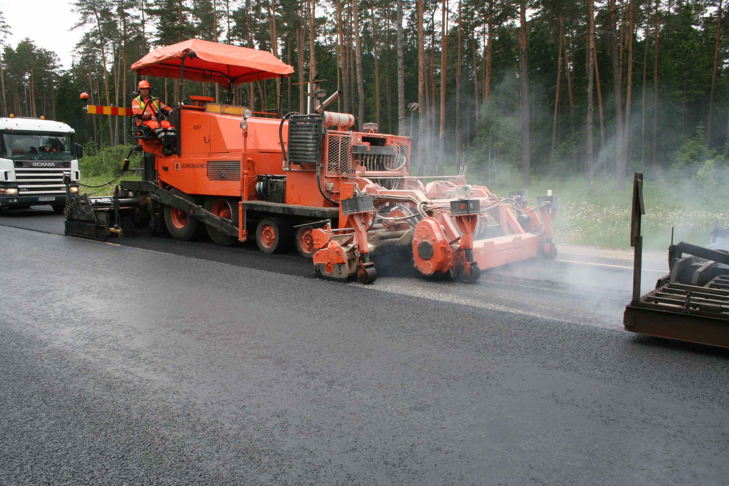 Novafleks-tehnoloogia Pärnu maanteel TALTERi teostamisel 11. juuni 2009