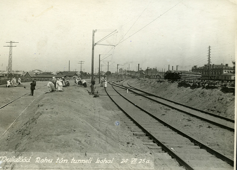 Mullatööd Rohu t tunneli kohal