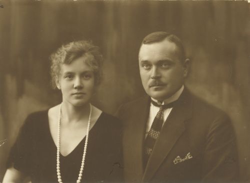 Hildegard Muna ja Viktor Puskar abiellusid 1920. aastal.