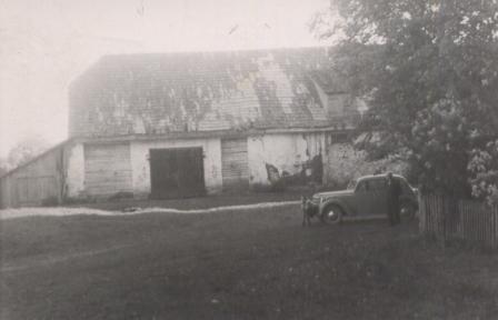 Vaade Arula talu õuele. Kurista küla, 1948.