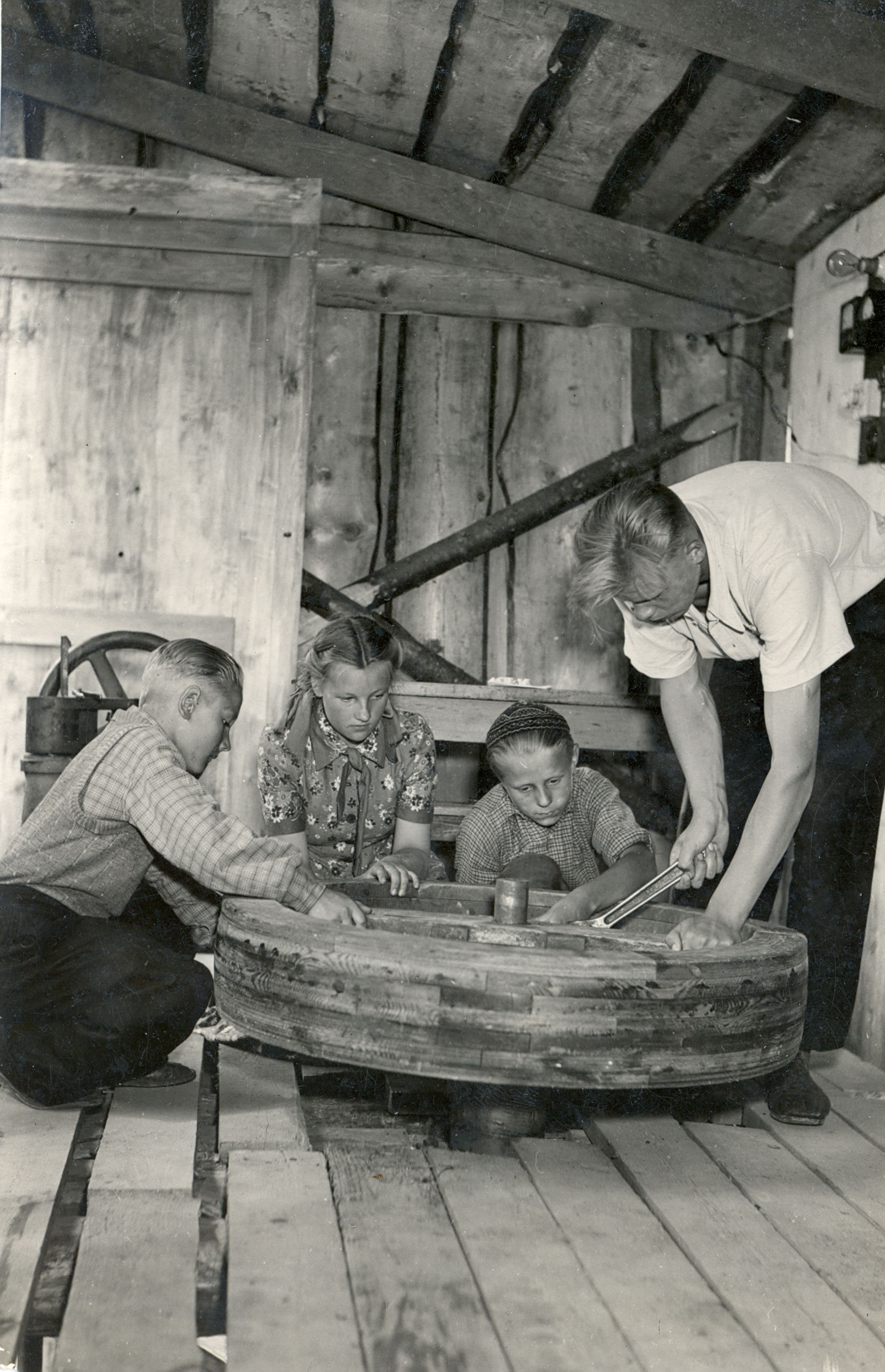 Turbiinile rihmaratta paigaldamine