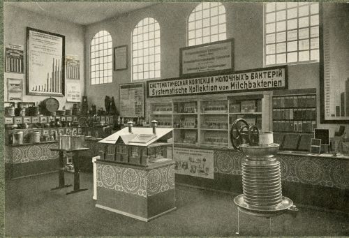 Tartu Piimabakterioloogia Laboratooriumi ekspositsioon rahvusvahelisel hügieeninäitusel Dresdenis 1911. a.