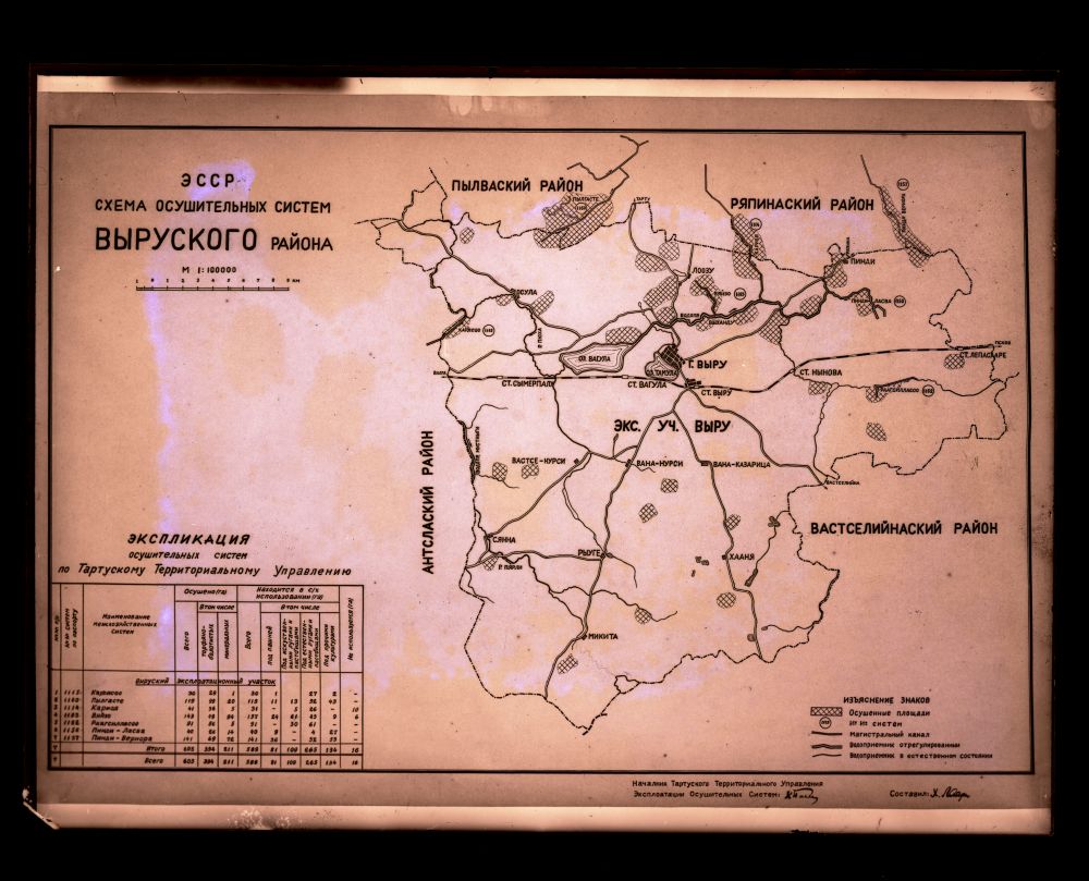 Võru rajooni maakuivendussüsteemide plaan