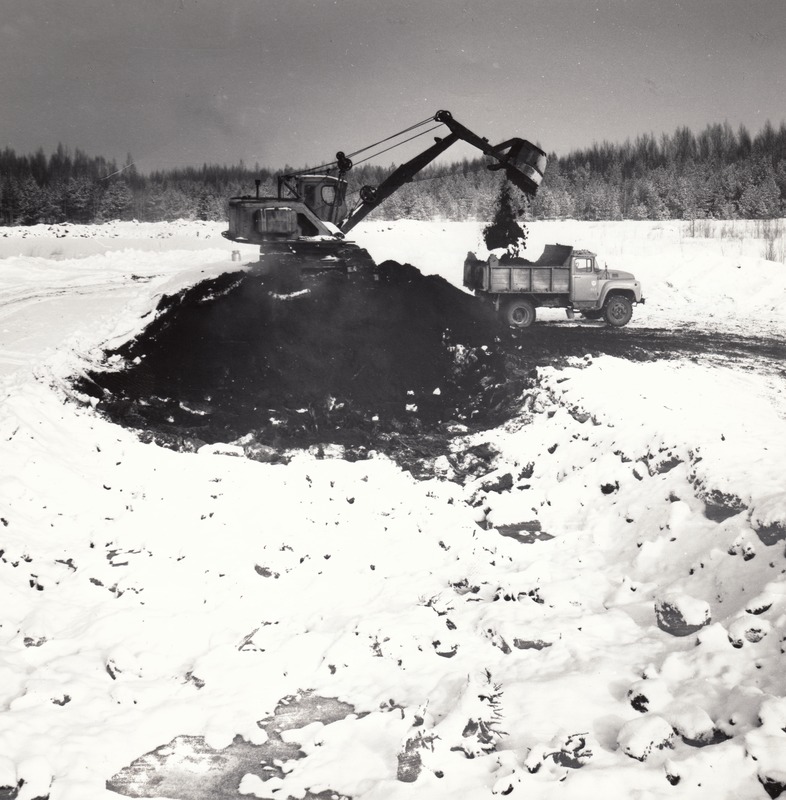 Rabakomposti laadimine Sindi rabas