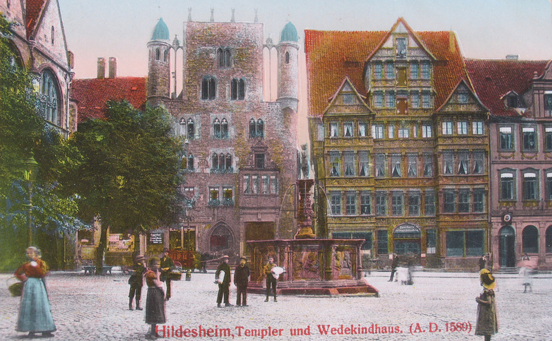 Hildesheim. Tempel- ja Wedekindhaus