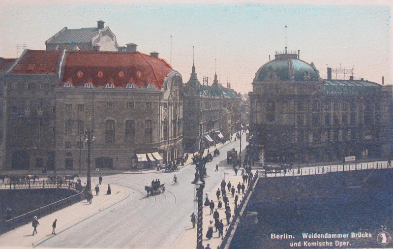 Berliin. Koomiline Ooper ja Weidendammi sild