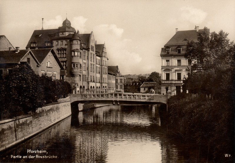 Rossbrücke sild  Pforzheimis