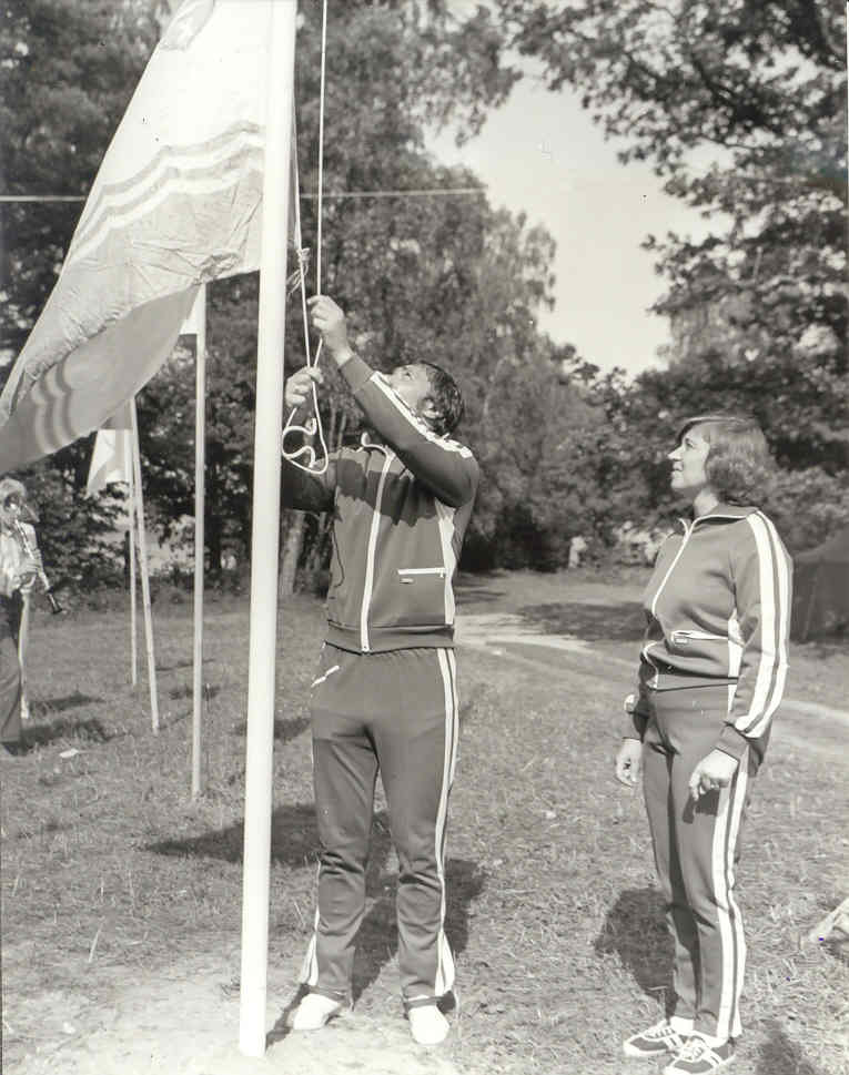 XXIII spartakiaadi lipu heiskamine