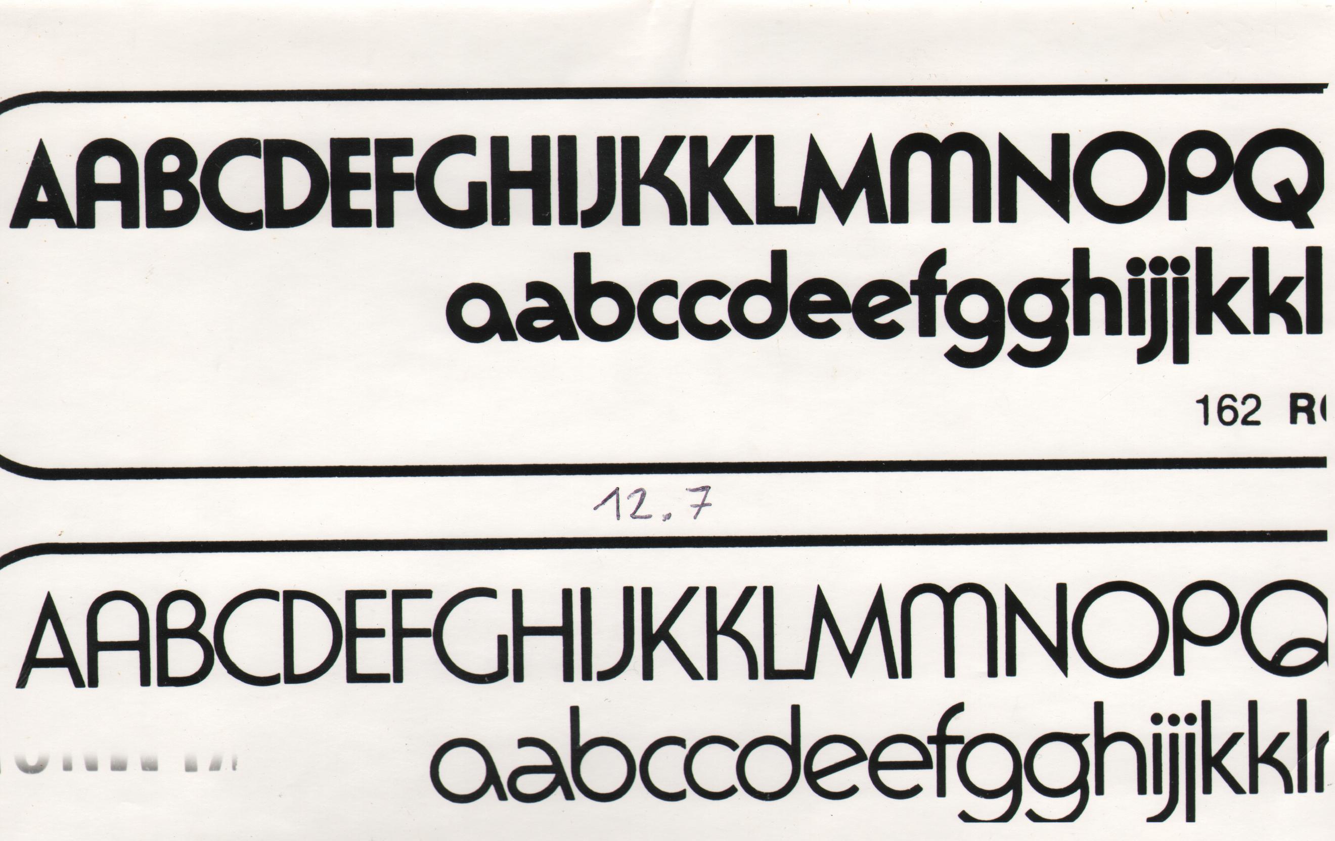 Roberta ja Arabic tähetrükised