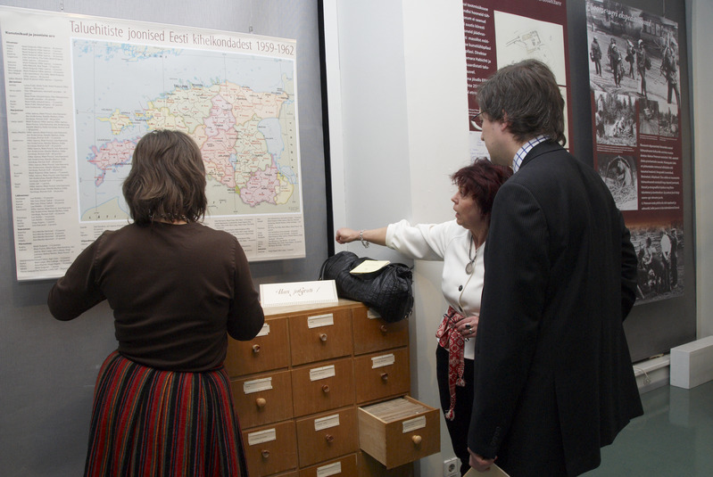 Reet Piiri tutvustab näitust Rahva muuseum. ERM 100