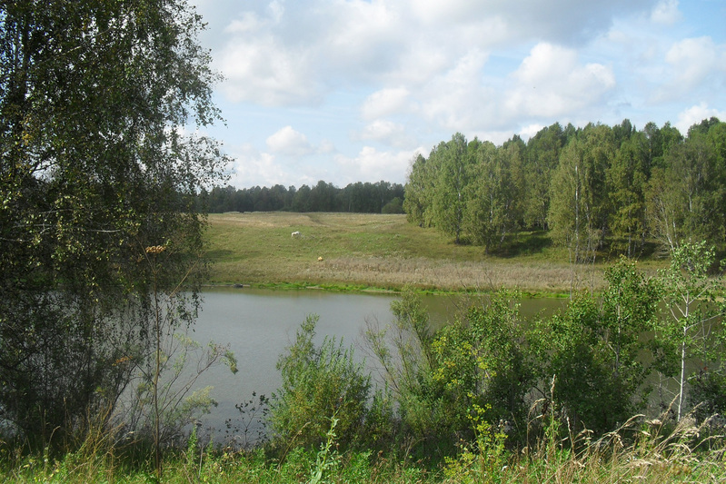 Paisjärv Vambola külas. Tomski oblasti Zõrjanski rajooni eesti asundus Vambola