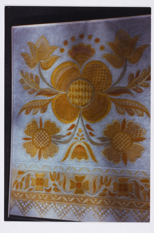 Harry Nurmet, akrüülmaal "Eesti rahvakunsti salvedest"