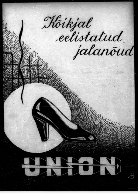 Jalatsivabriku Union reklaam