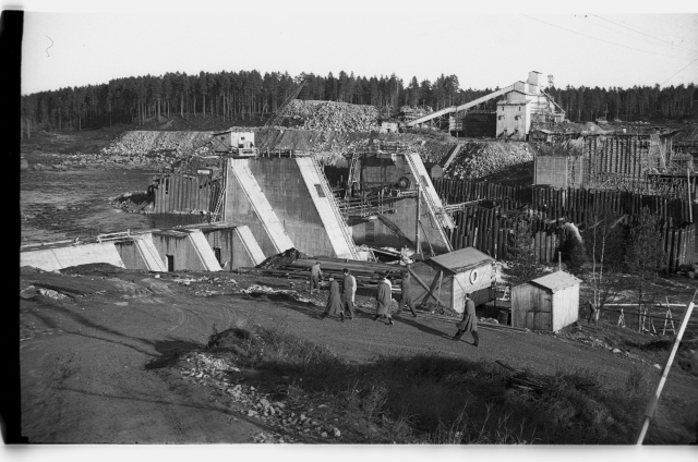 Hjälta hüdroelektrijaama ehitustööd Rootsis