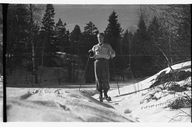 Hans Teetlaus Björkhagenis suusatamas