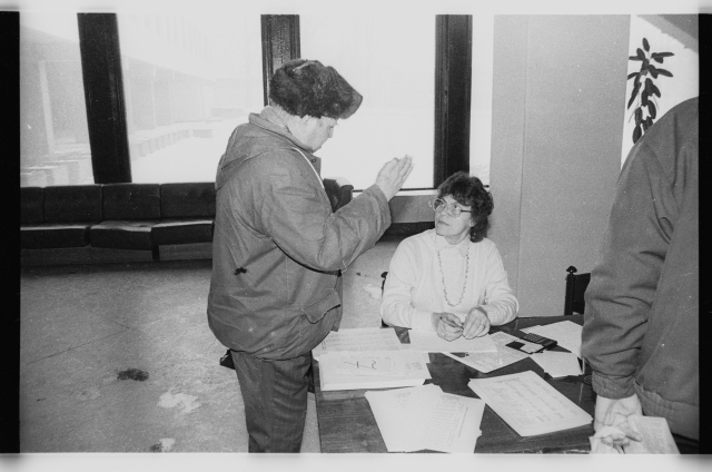 Hääletamine Jõhvi Kultuurikeskuses