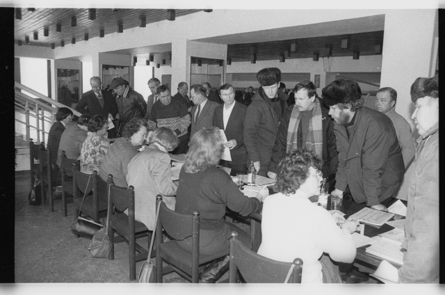 Hääletamine Jõhvi Kultuurikeskuses