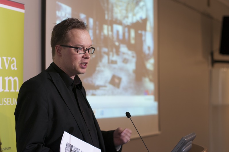 Kimmo Antila (Muuseumikeskus Vapriikki, Tampere, projektijuht), ettekanne
