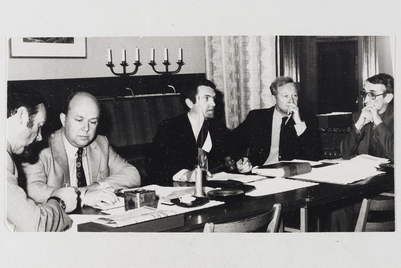 Rootsi eestlased, AS Göteborgi Eesti Maja juhatuse koosolek '74.