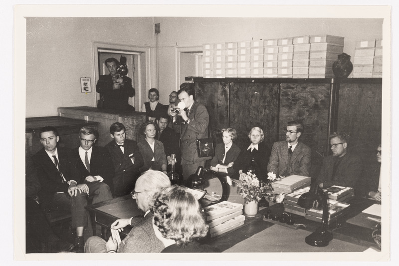 Külalised arheoloogide tööruumides